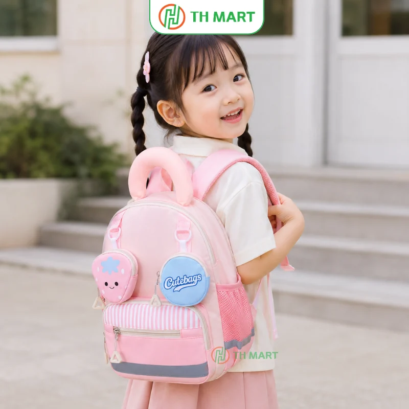 Balo Cutebags Style Hàn Quốc là mẫu balo mẫu giáo dễ thương, nhiều ưu điểm nổi bật