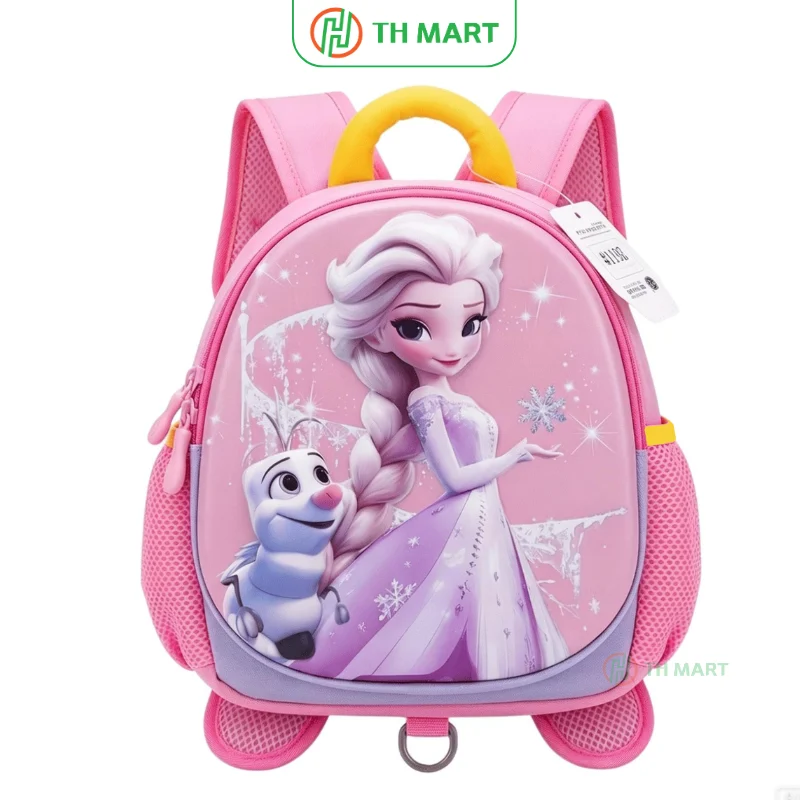 Balo cho bé mẫu giáo Frozen 3D nữ hoàng băng giá