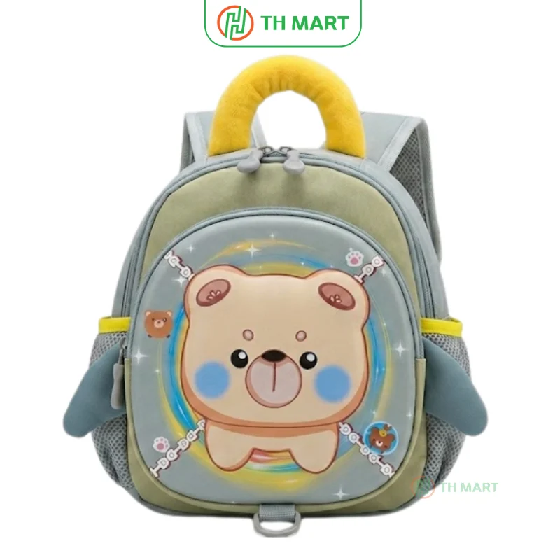 Balo cho bé mẫu giáo gấu Kawaii dễ thương
