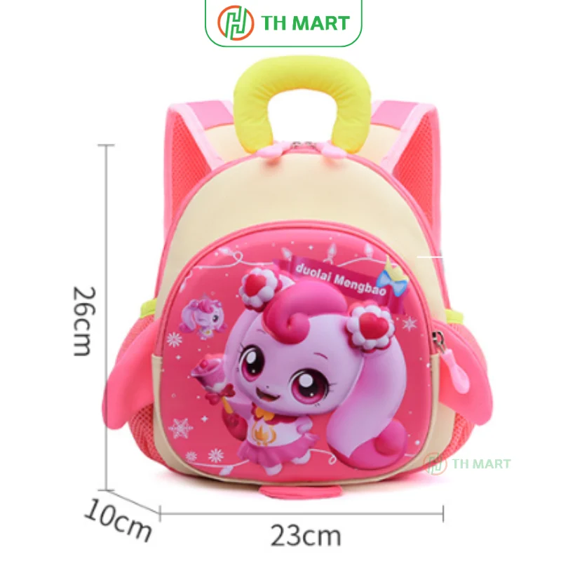 Balo cho bé mẫu giáo Hachuping Teenieping 3d cao cấp, dễ thương