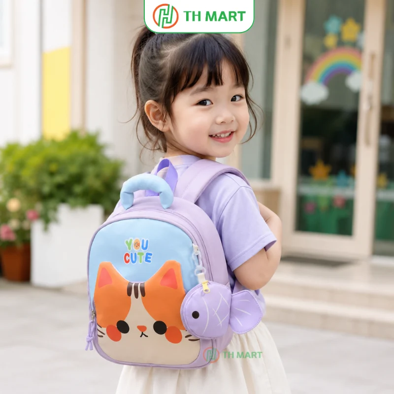 Balo có quai đeo chắc chắn, điều chỉnh linh hoạt