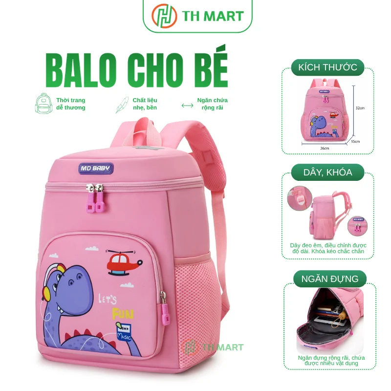 Balo cho bé mẫu giáo khủng long