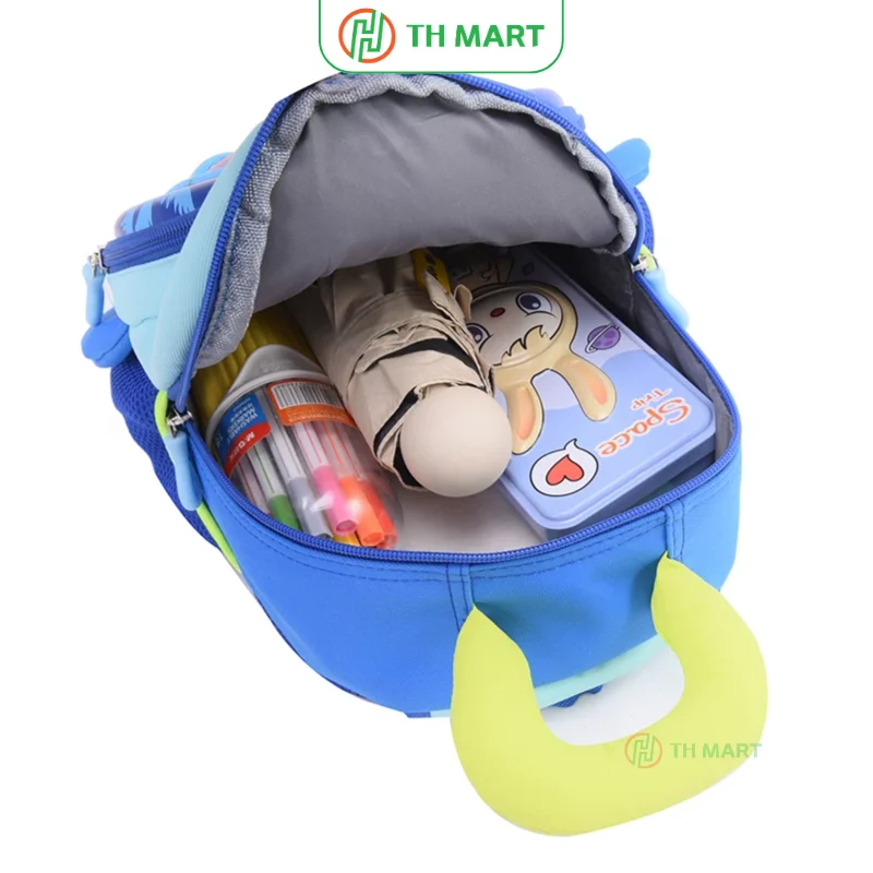 Balo cho bé mẫu giáo khủng long 3D cao cấp, dễ thương
