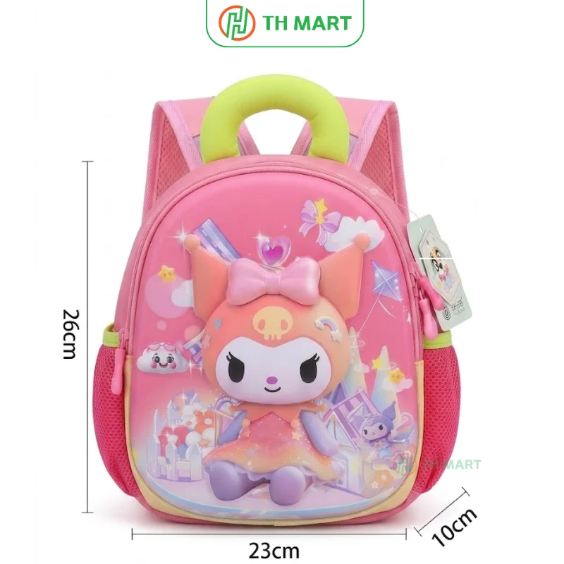 Balo cho bé mẫu giáo Kuromi 3D cao cấp