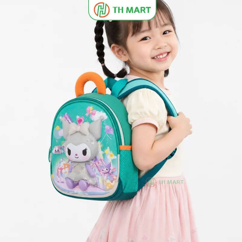 Balo cho bé mẫu giáo Kuromi 3D cao cấp là mẫu balo được nhiều bé yêu thích