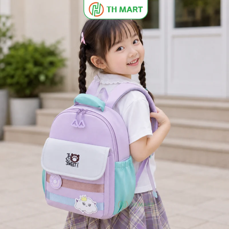 Balo Pastel Hàn sở hữu nhiều ưu điểm nổi bật, bé nhìn thích mê