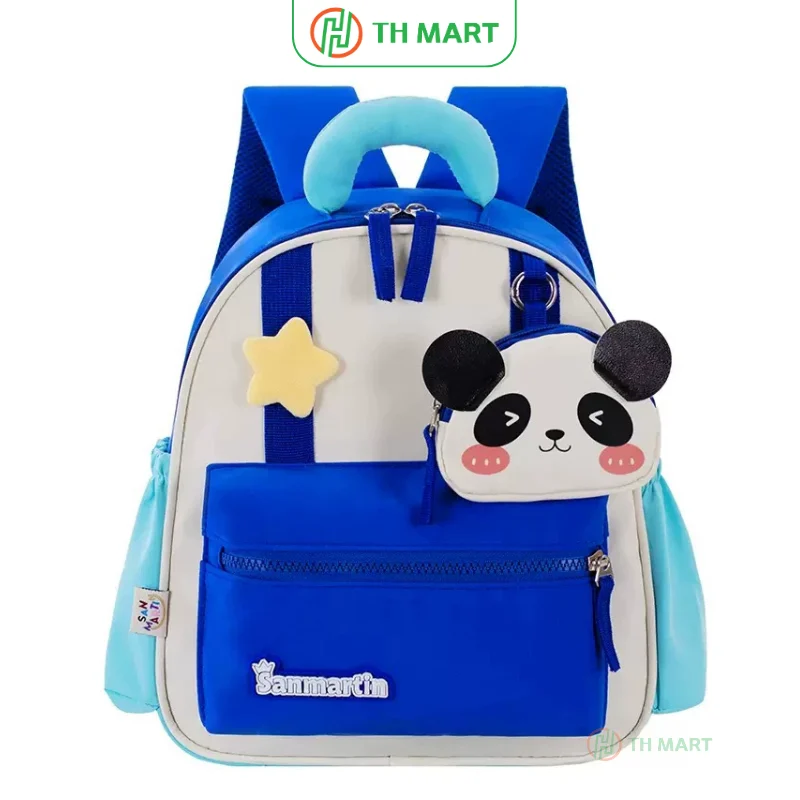 Balo cho bé mẫu giáo Style Kawaii Nhật Bản xanh dương đậm