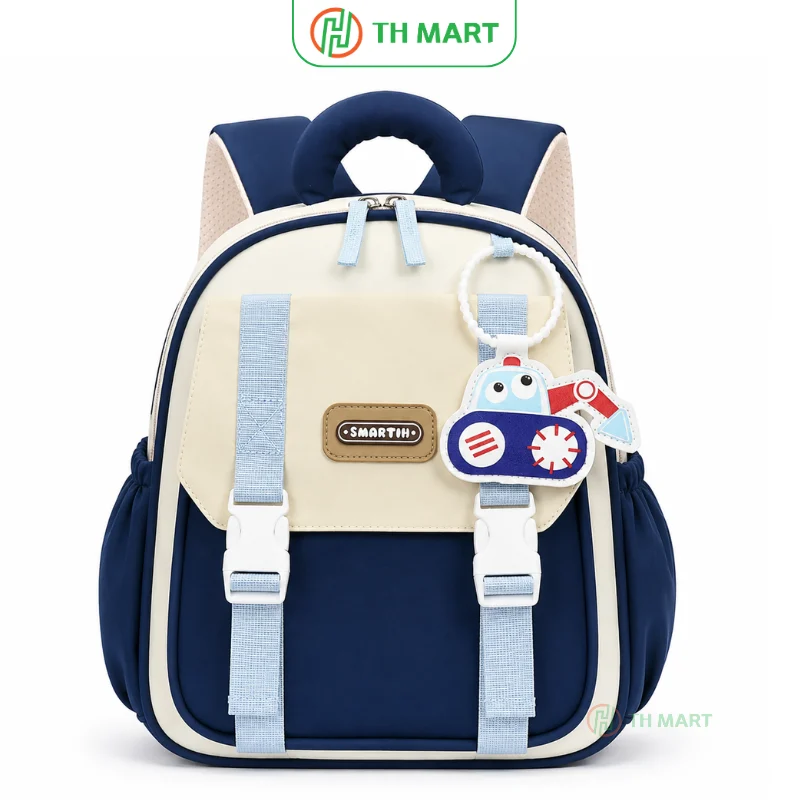 Balo cho bé mẫu giáo Style Kawaii Nhật Bản xanh biển