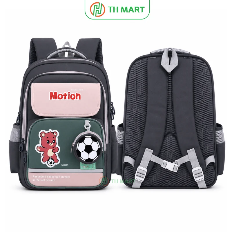 Balo học sinh cấp 2 motion thời trang độc lạ nhiều ngăn