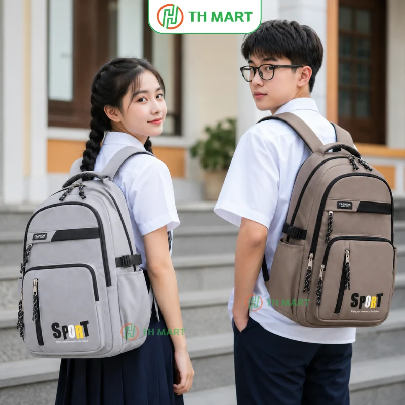 Balo học sinh Sport đựng được rất nhiều đồ dùng, vật dụng học sinh