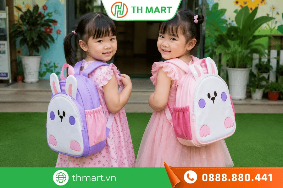 Nên ưu tiên chọn balo có kích thước chiều rộng và chiều cao vừa vặn cơ thể bé