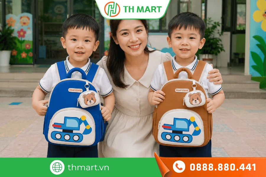 Với họa tiết ô tô năng động, balo cho bé mẫu giáo là lựa chọn phù hợp cho các bé trai