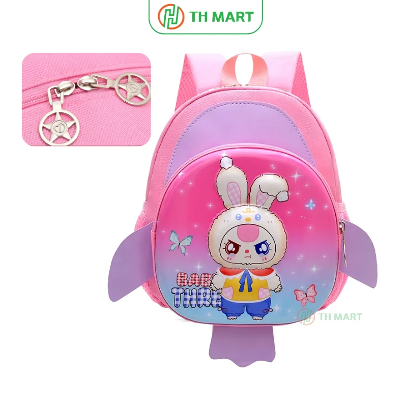 Balo cho bé mẫu giáo Baby Three 3D dễ thương