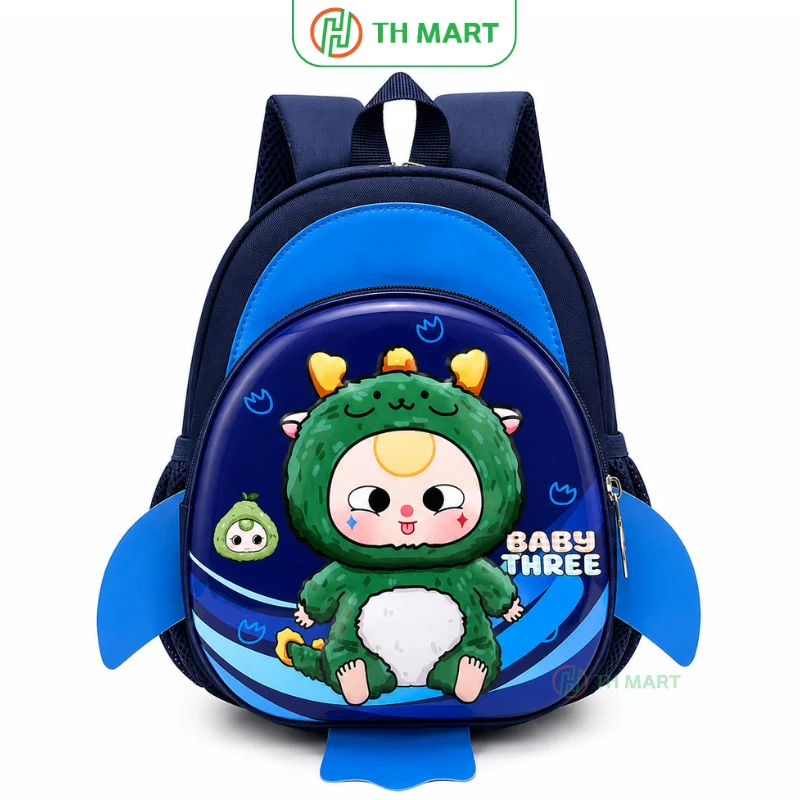 Balo cho bé mẫu giáo Baby Three 3D dễ thương