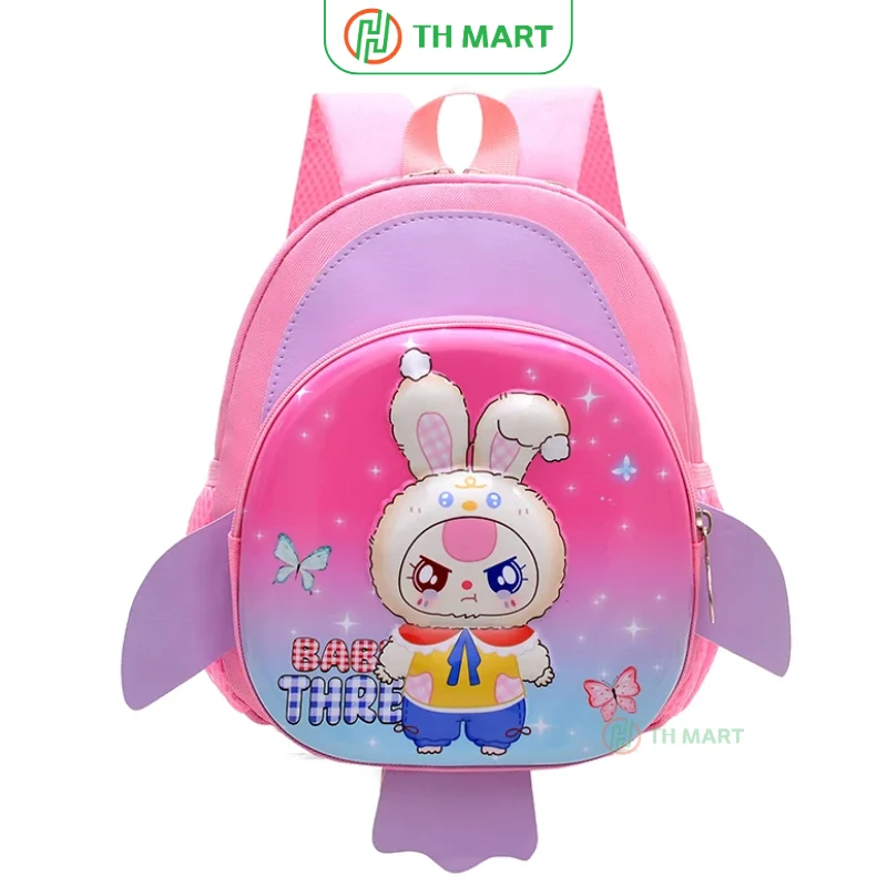 Balo cho bé mẫu giáo Baby Three 3D dễ thương