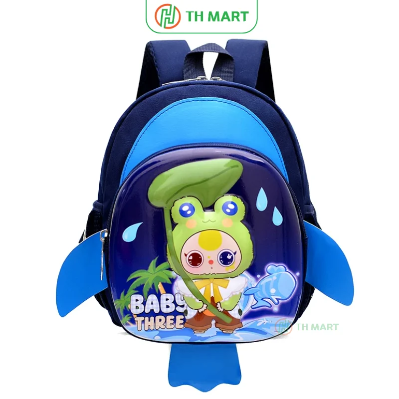 Balo cho bé mẫu giáo Baby Three 3D dễ thương