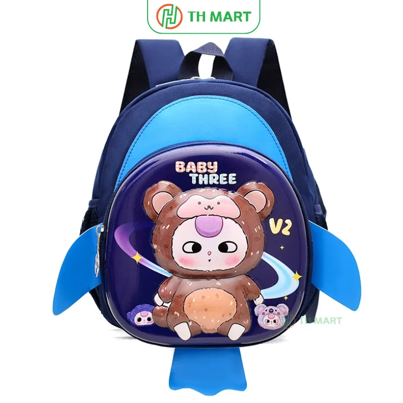 Balo cho bé mẫu giáo Baby Three 3D dễ thương
