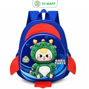 Balo cho bé mẫu giáo Baby Three 3D dễ thương