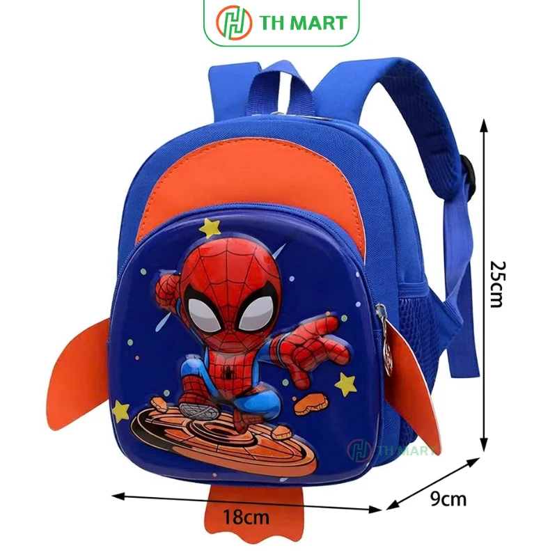 Balo cho bé mẫu giáo Người Nhện, Khủng Long 3D