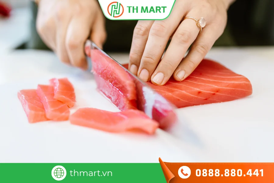 Khi chọn dao cắt sashimi của Nhật nên chú ý đến chiều dài lưỡi dao