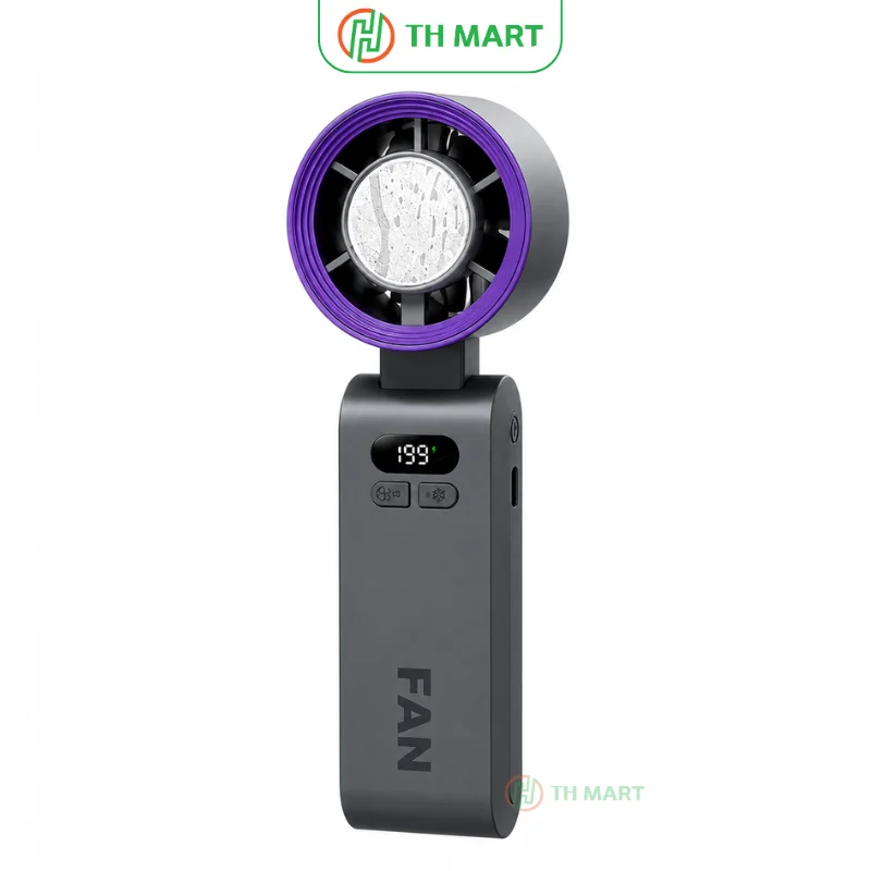 Quạt mini cầm tay JF-137 sò lạnh pin trâu, gấp gọn