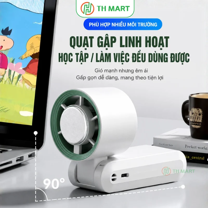 Quạt JF-137 mini có thể gập gọn
