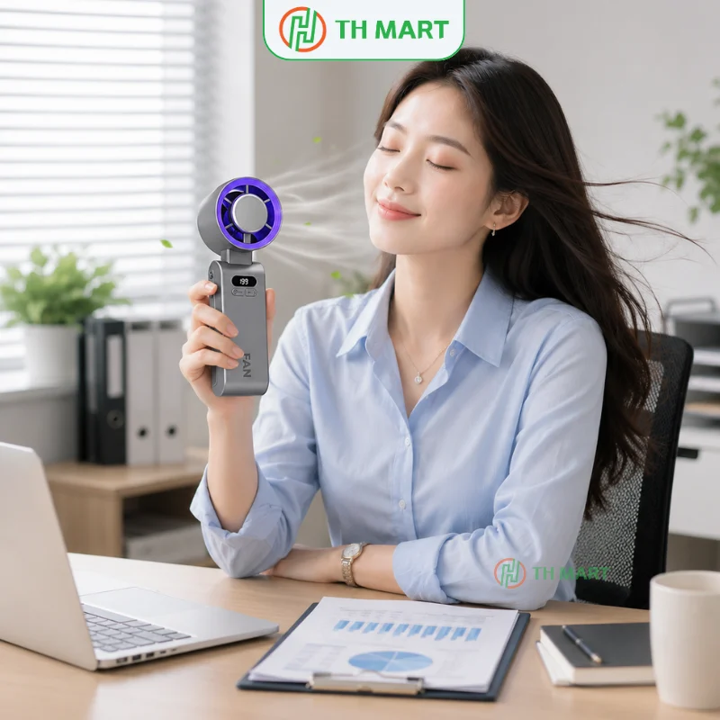 Sử dụng quạt cầm tay đúng cách giúp tăng tuổi thọ pin