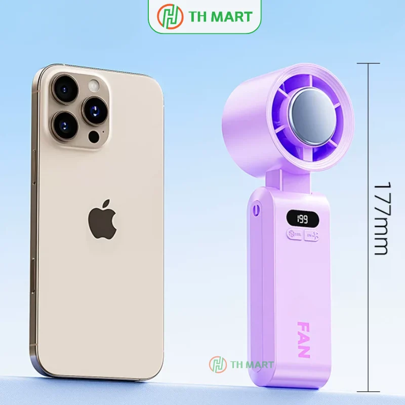 Quạt mini JF-137 thiết kế nhỏ gọn, dễ mang theo