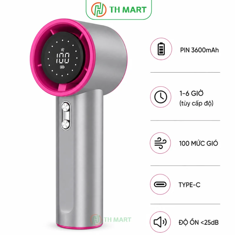Quạt mini cầm tay S001 tốc độ cao