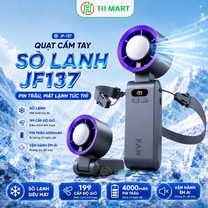 Quạt JF-137 là quạt mini cầm tay rất đáng mua