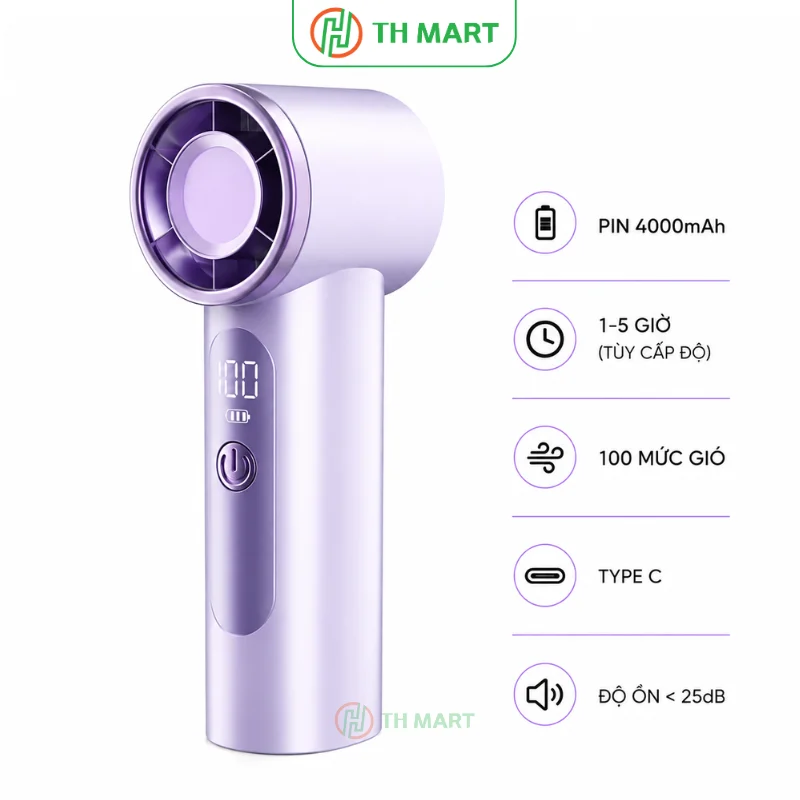 Quạt mini cầm tay X98 pin trâu