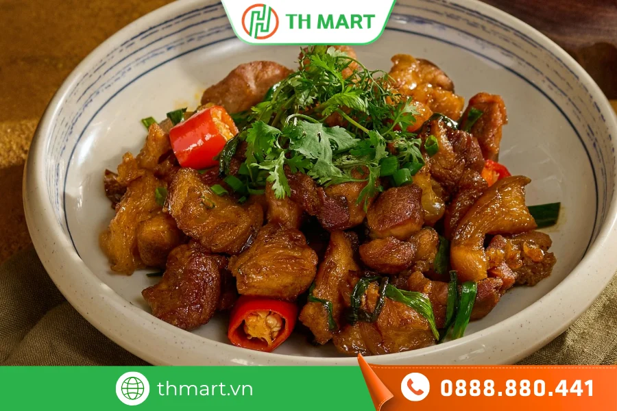 Chế biến đúng cách sẽ giúp món thịt ba chỉ rang cháy cạnh vừa ngon, vừa không gây tăng cân