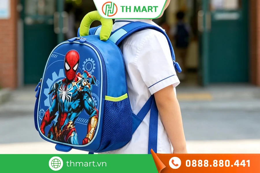 Balo chống gù loại nào tốt? Top 3 balo chống gù đáng mua 6 Balo hoạt hình 3D siêu nhân cho bé trai mầm non là mẫu balo chống gù đáng mua