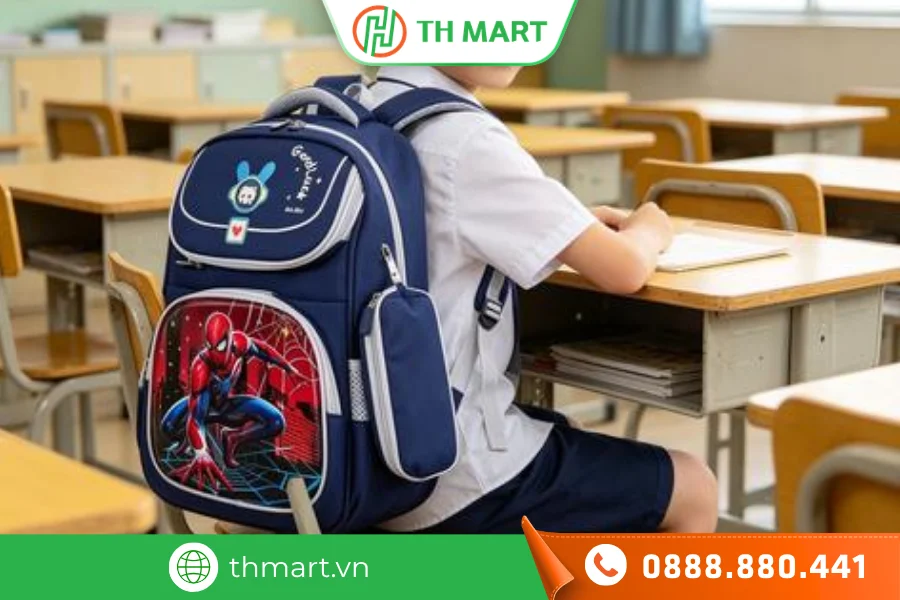 Balo chống gù siêu nhẹ có thật sự tốt cho bé không? 3 Một chiếc balo chống gù siêu nhẹ phù hợp sẽ giúp bé mang cặp thoải mái hơn, giảm áp lực lên vai