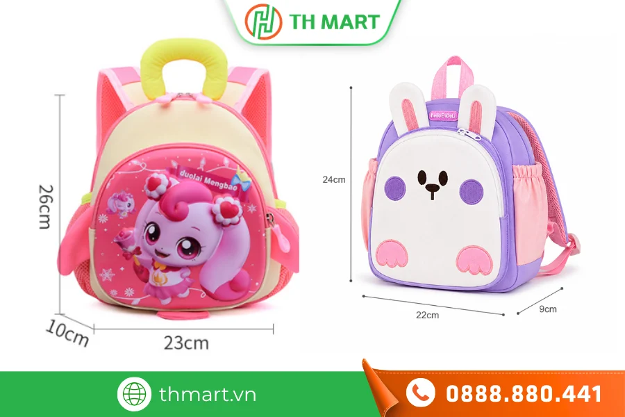 Cha mẹ nên ưu tiên chọn balo đi học cho bé gái theo độ tuổi, chiều cao của bé