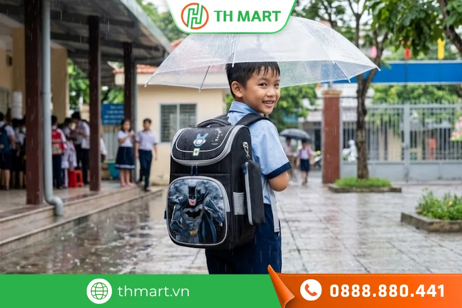Có nên mua balo đi học chống nước cho bé không? 8 Balo chống nước cho bé tiểu học họa tiết hoạt hình 3D, nhiều ngăn
