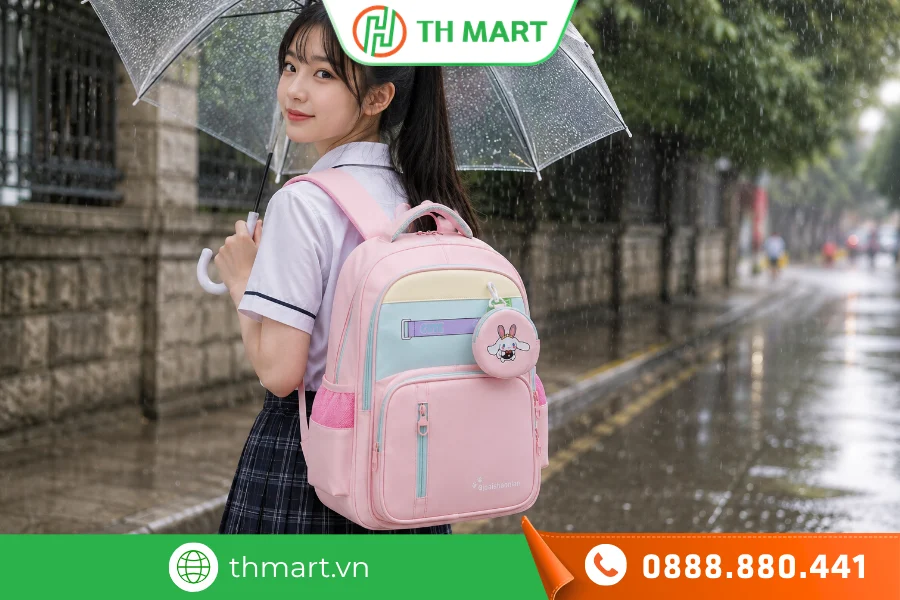 Có nên mua balo đi học chống nước cho bé không? 9 Balo học sinh cấp 2 chống nước Cute Kawaii