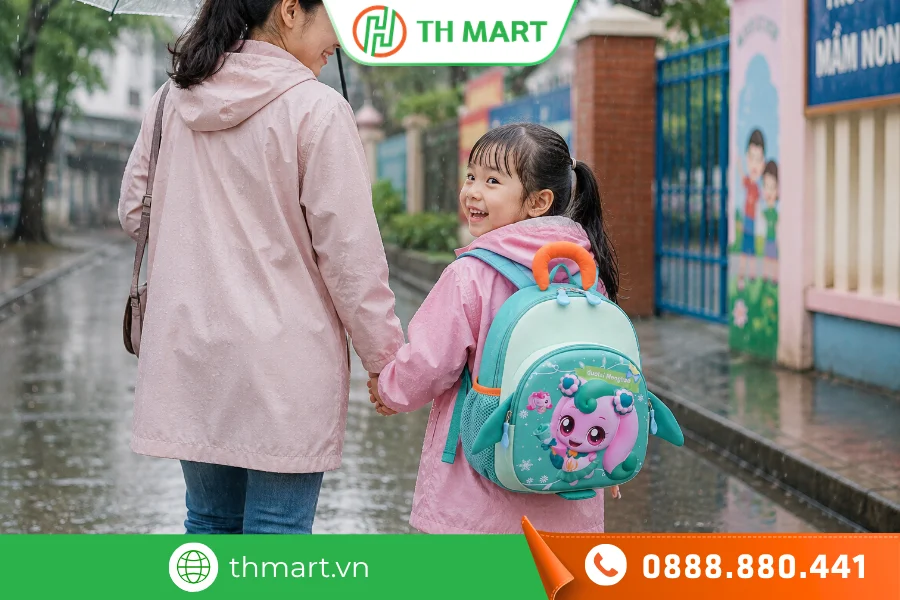 Có nên mua balo đi học chống nước cho bé không? 2 Balo đi học chống nước cho bé là lựa chọn phụ huynh đáng cân nhắc