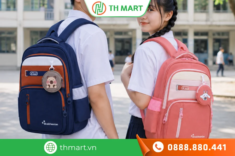 Gợi ý kích thước balo cho bé theo chiều cao và cấp học 5 Kích thước balo cấp 2 thường có chiều cao nằm trong khoảng 38-44cm