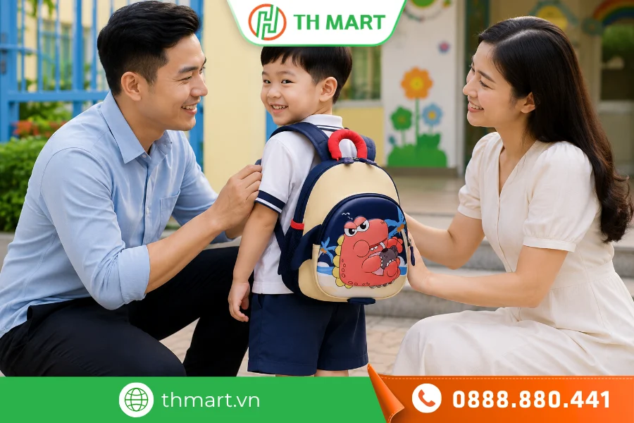 Hướng dẫn đeo balo đúng cách bảo vệ cột sống cho bé 6 Hướng dẫn đeo balo đúng cách bảo vệ cột sống cho bé