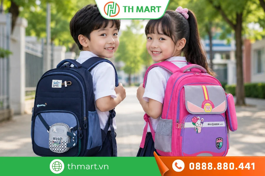 Hướng dẫn đeo balo đúng cách bảo vệ cột sống cho bé 3 Đeo balo đúng cách vừa giúp bé thoải mái, vừa bảo vệ cột sống